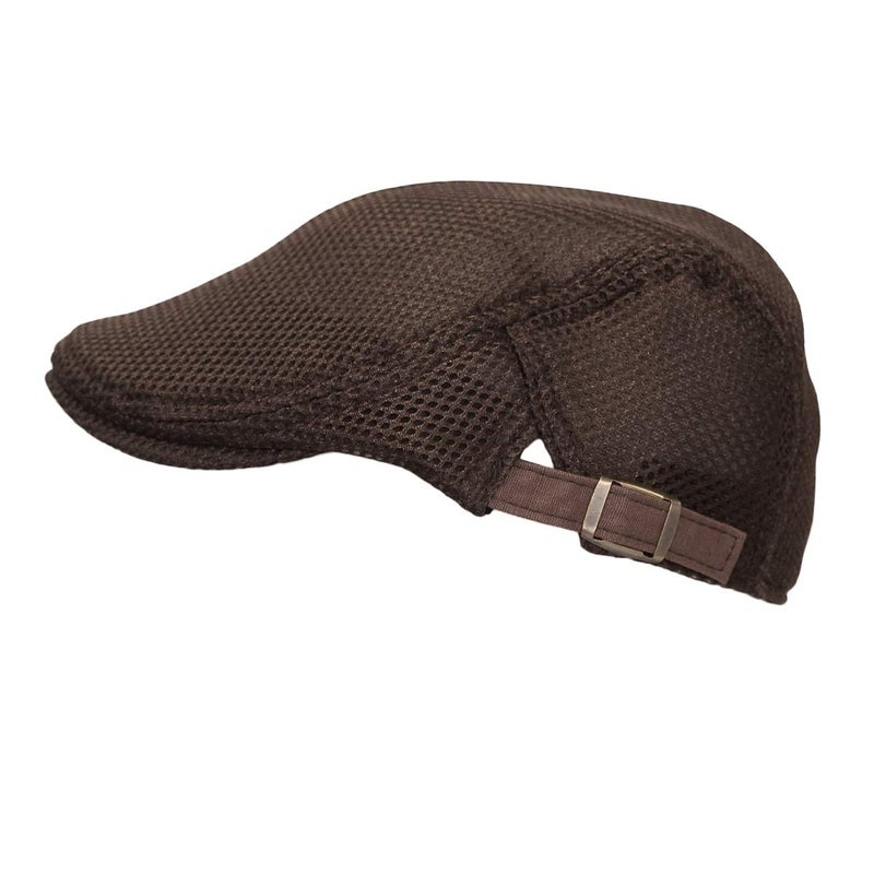 WITHMOONS Ivy Cap Summer Mesh Newsboy Irish Golf Hats MZ30038 (Mesh_Brown) - Image 5